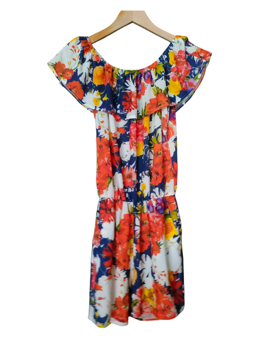 Abito shorts floreale